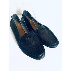 Coach Mary Lock Up brown leather loafers 10